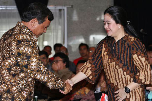 Prabowo Subianto dan Puan Maharani