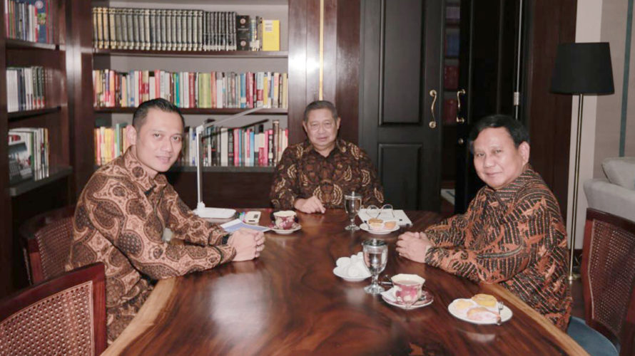AHY-SBY-Prabowo