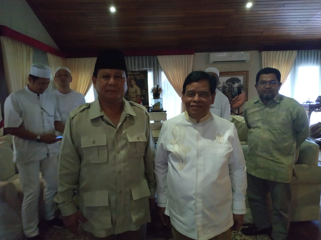 Prabowo saat foto bersama Murady Darmansyah