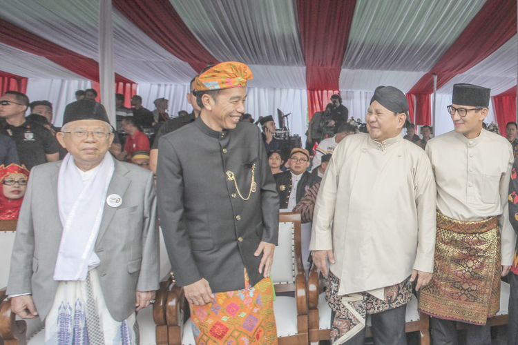 Jokowi-Amin dan Prabowo-Sandi