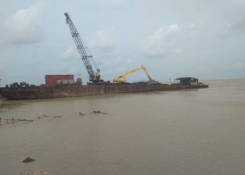 Sejumlah alat berat tak beroperasi di Proyek Pelabuhan Ujung Jabung